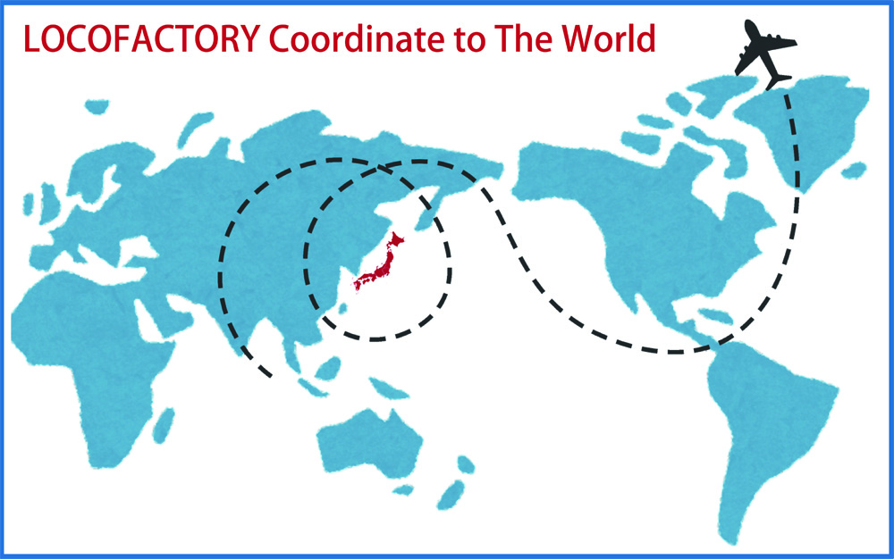 ベトナム以外の国々のコーディネートもやっています！